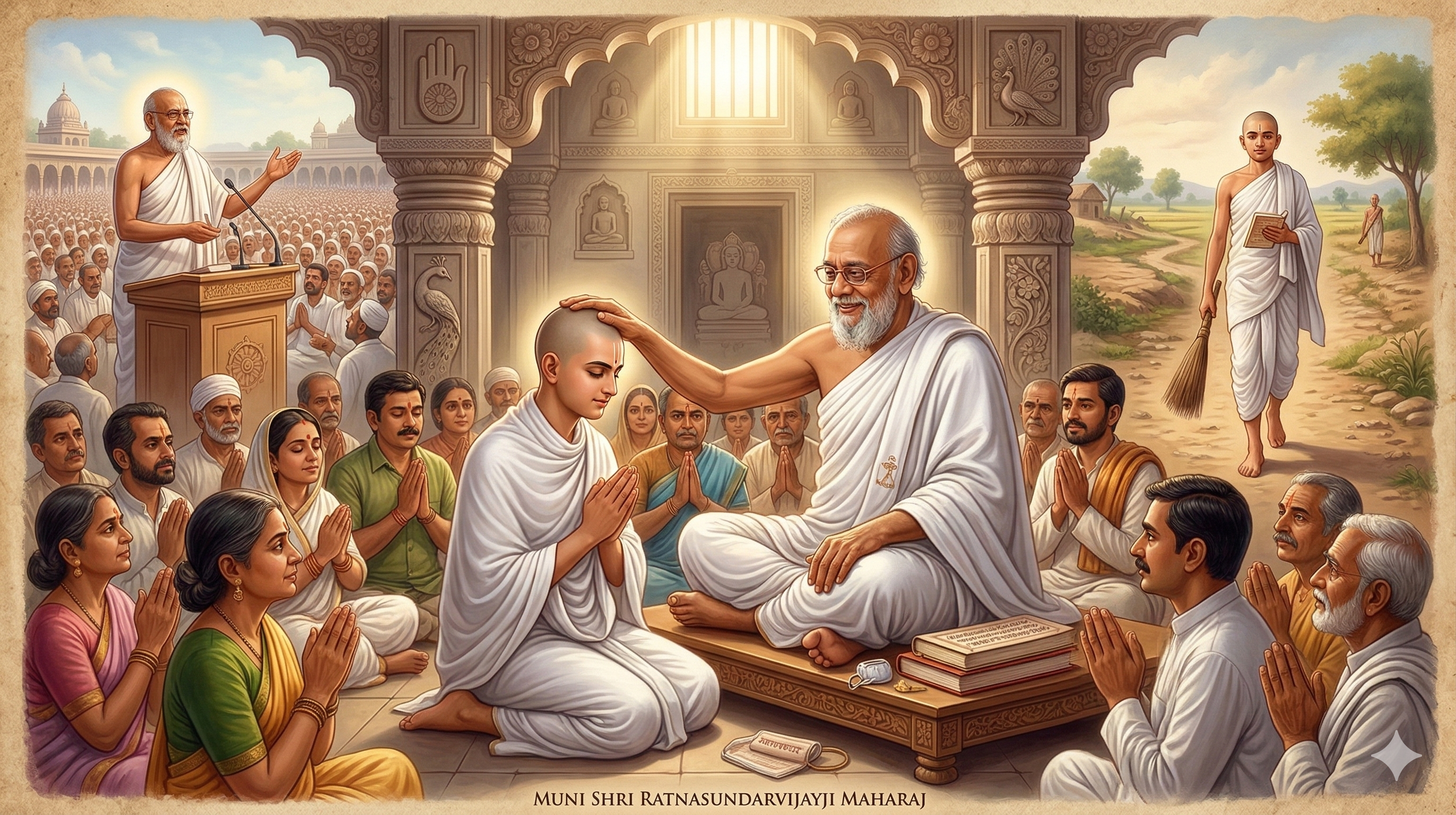 1967 Diksha initiation ceremony